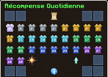 La récompense du jour
