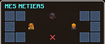 Le menu des métiers