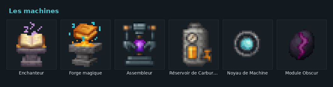 Les machines